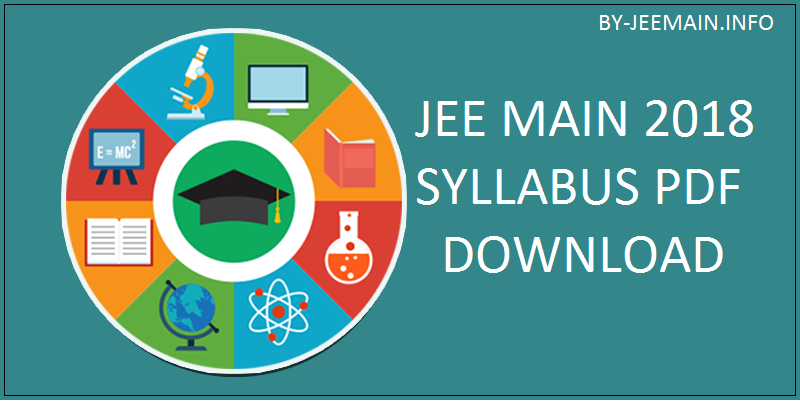 JEE Main Syllabus 2019